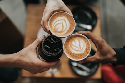 Fresh brewed Ethiopian coffee in cup