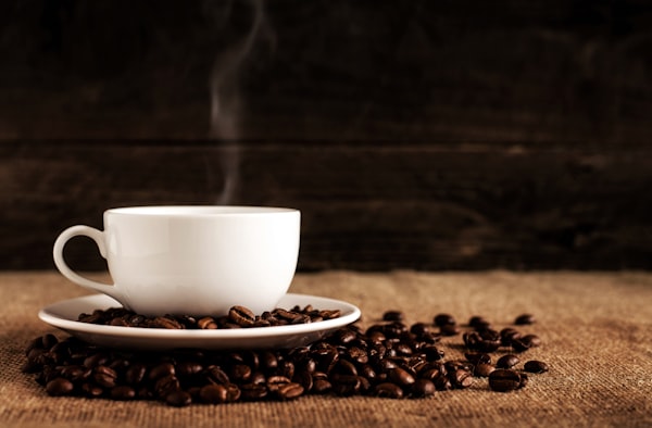 Cappuccino with perfect microfoam latte art